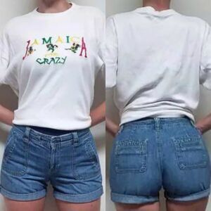 VINTAGE Old Navy Just Below Waist Mid Wash Shorts